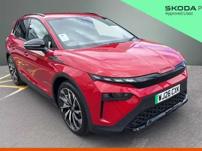 New Skoda Elroq SportLine 154 kW (210 HP) 2026 Velvet red metallic SUV