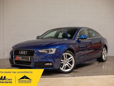 Blue Used 2014 Audi A5 Sportback S-Line Hatchback | £11,149 (Fair price)