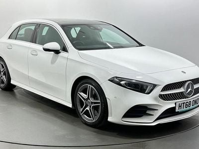 Used Mercedes A250 AMG Line Premium Plus 224 HP (164 kW) 2019 White Hatchback