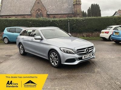 Used Mercedes C200 2017 Silver Estate