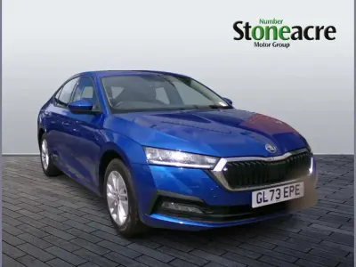 Used Skoda Octavia SE Technology 110 HP (80 kW) 2024 Blue Hatchback
