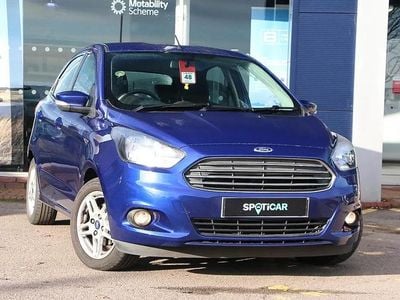 Used Ford Ka Plus Zetec 84 HP (61 kW) 2016 Blue Hatchback