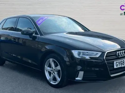 Used Audi A3 Sport 150 HP (110 kW) 2018 Black Sedan