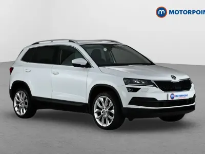 Używany Skoda Karoq SE L 150 KM (110 kW) 2020 Biały SUV