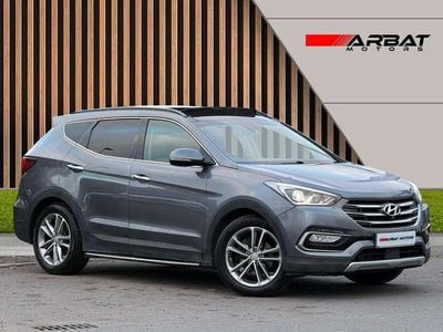 Silver Used 2017 Hyundai Santa Fe Premium SE SUV | £13,450 (Fair price)