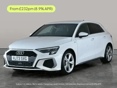 Used Audi A3 S-Line 150 HP (110 kW) 2023 White Sedan