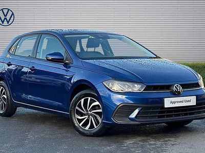 Used VW Polo Life 95 HP (69 kW) 2023 Blue Hatchback