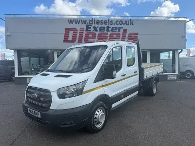 Used Ford Transit 130 HP (95 kW) 2021 White Cabriolet