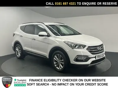 Begagnad Hyundai Santa Fe Premium 200 HK (147 kW) 2016 Vit SUV