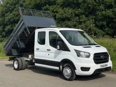 Used Ford Transit 130 HP (95 kW) 2022 White Cabriolet