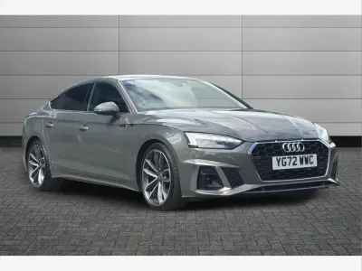 Usado Audi A5 S-Line 163 HP (119 kW) 2022 Cinzento Coupé