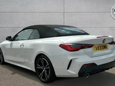 Used BMW 420 M Sport 181 HP (133 kW) 2021 White Cabriolet