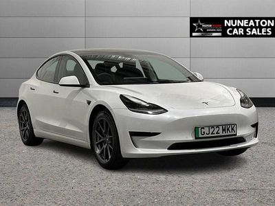 White Used 2022 Tesla Model 3 Standard Range Sedan | £17,950 (Fair price)