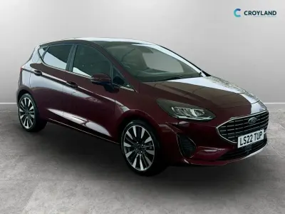 Used Ford Fiesta Titanium 2022 Blue Hatchback