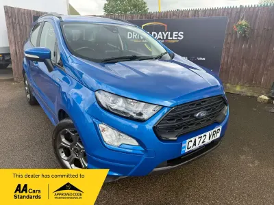 Used Ford Ecosport ST-Line 125 HP (91 kW) 2022 Blue SUV