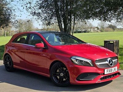 Used Mercedes A220 AMG Line Premium Plus 177 HP (130 kW) 2018 Red Hatchback