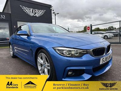 Blue Used 2018 BMW 420 M Sport Coupe | £11,995 (Fair price)