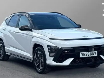 New Hyundai Kona N Line 150 HP (110 kW) 2026 Atlas white SUV