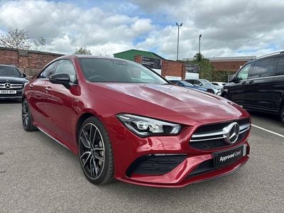 Used Mercedes CLA35 AMG Premium 2021 Red Coupe