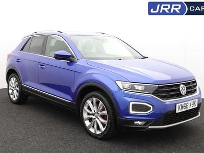 Used VW T-Roc SEL 150 HP (110 kW) 2018 Blue SUV