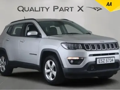Begagnad Jeep Compass Longitude 120 HK (88 kW) 2019 Silver SUV