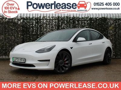 Used Tesla Model 3 Performance 82 kW (112 HP) 2021 White Sedan