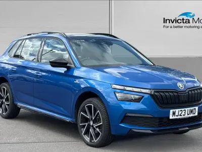 Used Skoda Kamiq Monte Carlo 115 HP (84 kW) 2023 Blue SUV