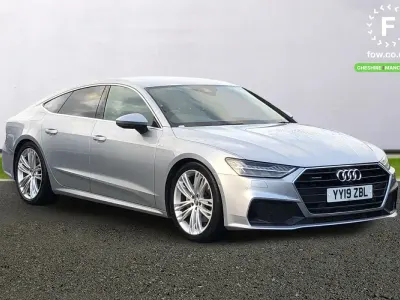 Usado Audi A7 S-Line 340 HP (250 kW) 2019 Prateado Sedan