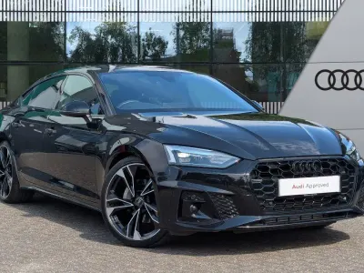 Used Audi A5 Sportback Black Edition 204 HP (150 kW) 2023 Black Hatchback