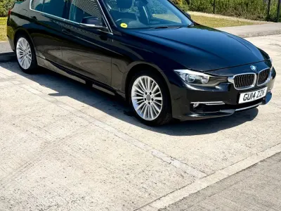Used BMW 320 Luxury Line 2014 Black Sedan