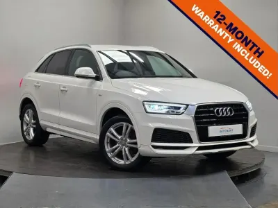Used Audi Q3 S-Line 150 HP (110 kW) 2018 White SUV