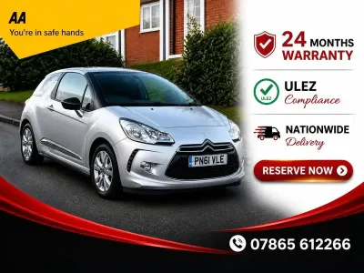 Używany Citroën DS3 2011 Srebrny Hatchback