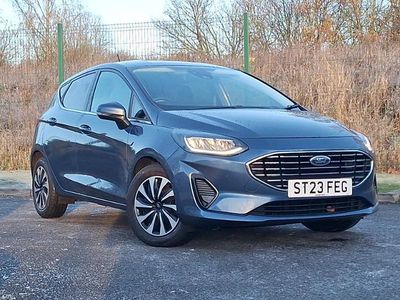 Blue Used 2023 Ford Fiesta Titanium Hatchback | £13,498 (Fair price)