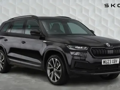 Used Skoda Kodiaq SportLine 150 HP (110 kW) 2023 Black magic pearl effect SUV