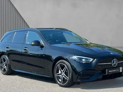New Mercedes C300e AMG Line Premium Plus 313 HP (230 kW) 2026 Obsidian black metallic