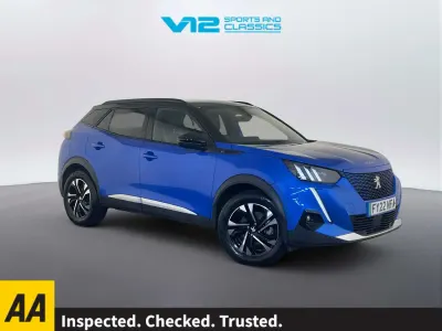 Używany Peugeot e-2008 GT 100 kW (136 KM) 2022 Niebieski SUV