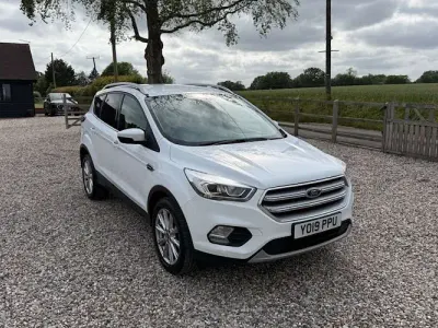 Used Ford Kuga Titanium 150 HP (110 kW) 2019 White SUV