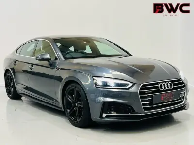 Used Audi A5 Sportback S-Line 190 HP (139 kW) 2017 Grey Hatchback