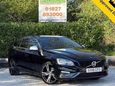 Usado Volvo V60 R-Design 190 HP (139 kW) 2017 Preto Carrinha