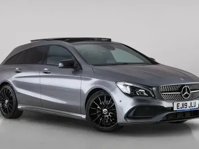 Used Mercedes CLA220 AMG line 170 HP (125 kW) 2019 Grey Coupe
