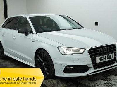 Used Audi A3 S-Line 2014 White Hatchback