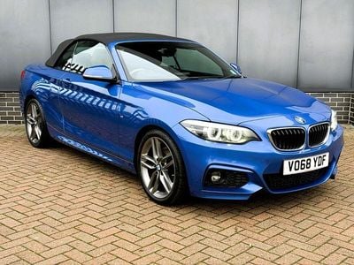 Blue Used 2018 BMW 220 M Sport Cabriolet | £13,695 (Fair price)