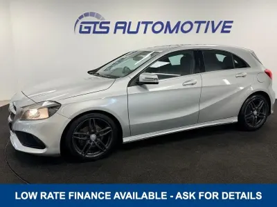 Used Mercedes A200 AMG line 135 HP (99 kW) 2016 Silver Hatchback