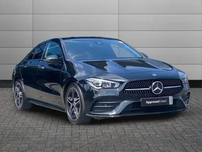 Used Mercedes CLA200 AMG Line Premium 161 HP (118 kW) 2023 Black Coupe