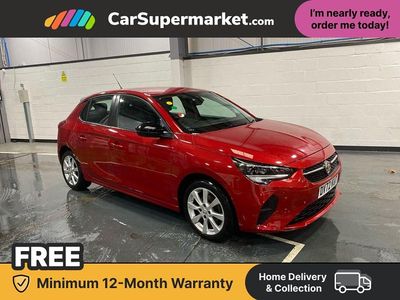 Used Vauxhall Corsa Design Edition 75 HP (55 kW) 2022 Red Hatchback