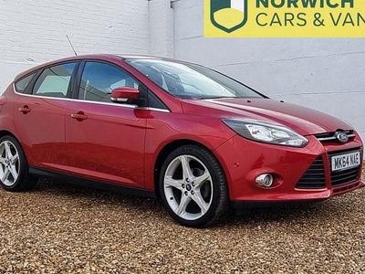 Red Used 2014 Ford Focus Titanium Hatchback | £5,495 (Fair price)