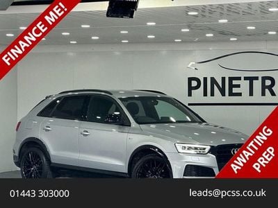 Begagnad Audi Q3 Black Edition 150 HK (110 kW) 2018 Silver SUV
