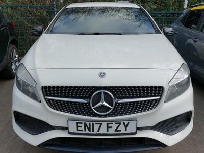 Used Mercedes A200 AMG line 136 HP (100 kW) 2017 White Hatchback