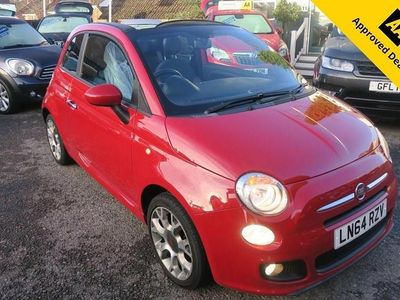 Red Used 2014 Fiat 500C S Cabriolet | £4,995 (Fair price)