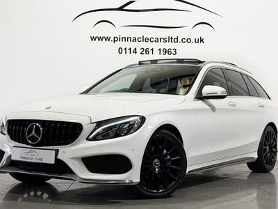 Used Mercedes C220 AMG Line Premium 170 HP (125 kW) 2014 White Estate